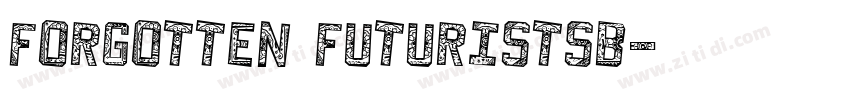 forgotten futuristsb字体转换